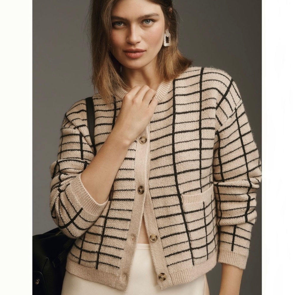 Patterned Cardigan Sweater
